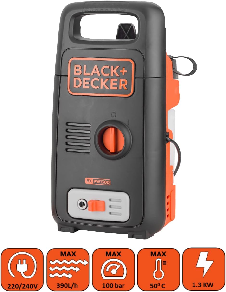 Black + Decker Pressure Washer 100 Bar