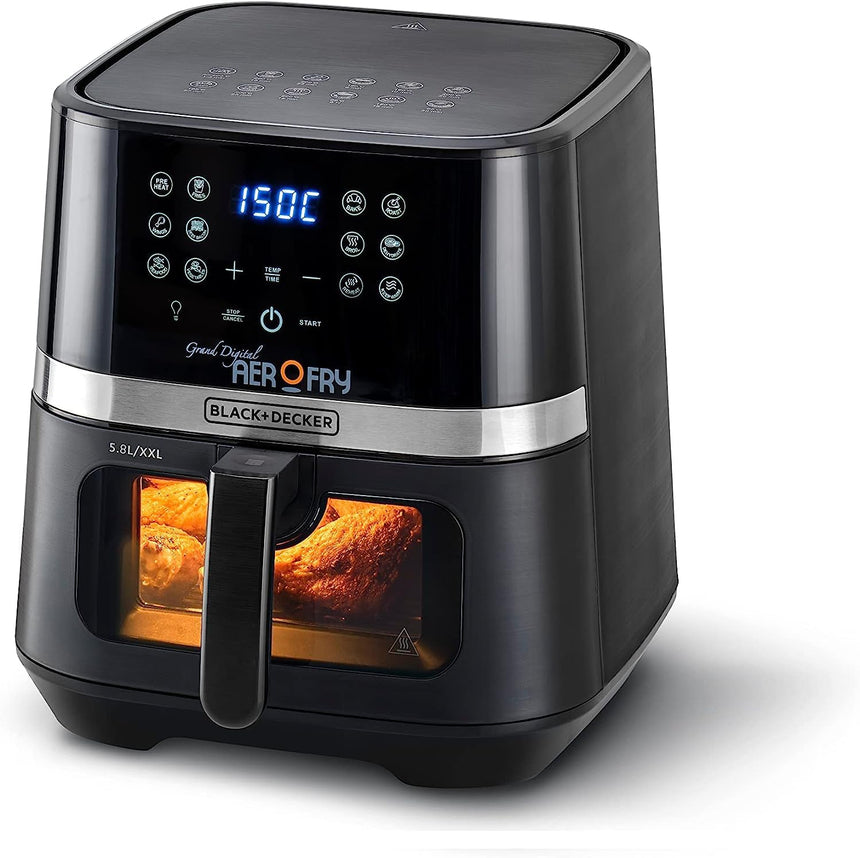 Black&Decker Digital 12-in-1 Air Fryer, 1800W