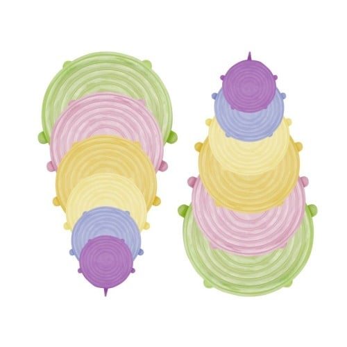 Beper Silicone Lid Set 12 Pcs
