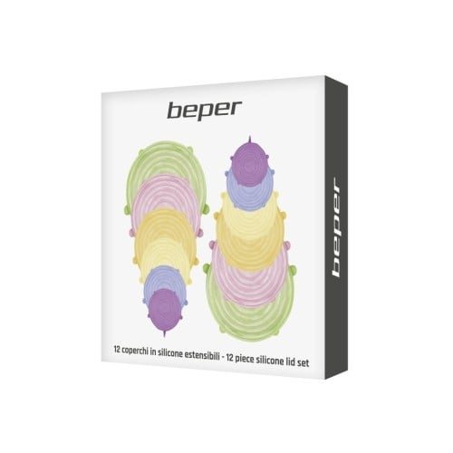 Beper Silicone Lid Set 12 Pcs