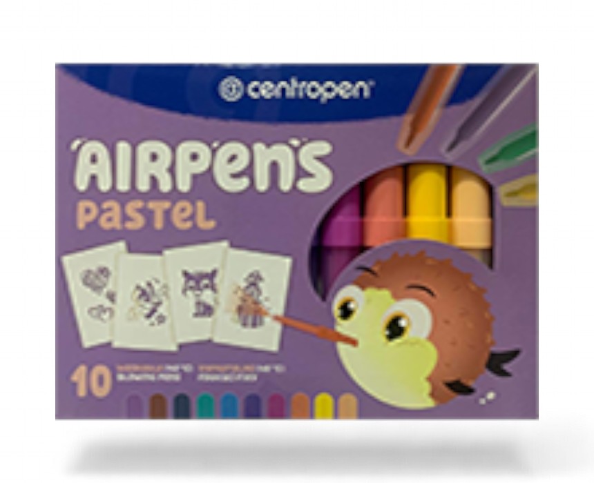 Pastel Blowing Pens Set Pack of 10