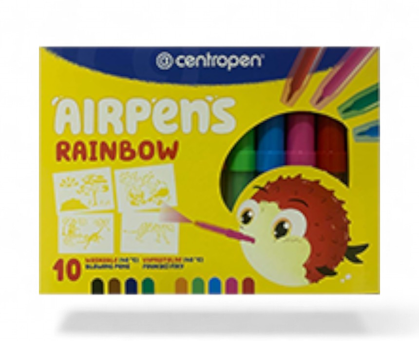 Rainbow Blowing Pens Set Pack of 10