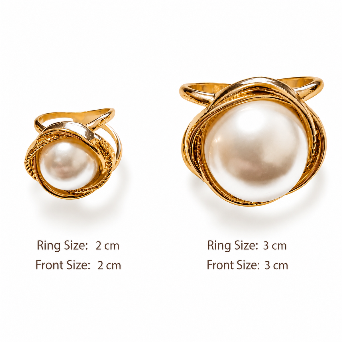Classic Pearl Scarf Ring Petit Détail Lebanon