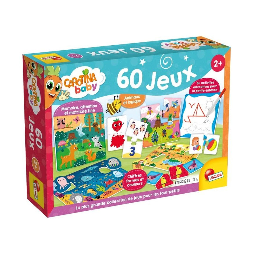 CAROTINA 60 JEUX by Lisciani