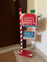 Christmas Santa's Post Decorative Box 78cm