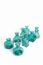 Mini vases set of 8