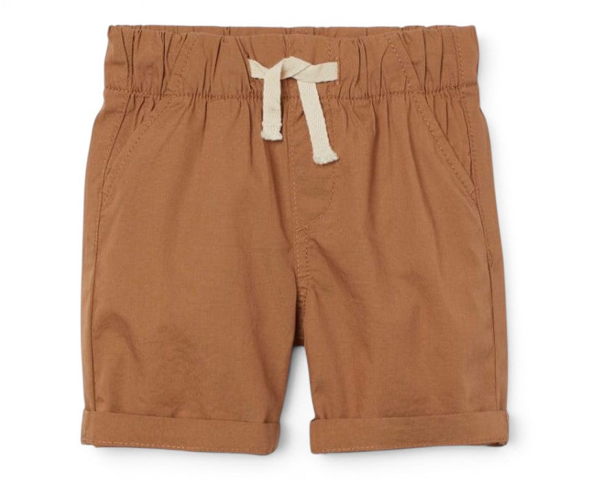 H&M Cotton Pull-On Shorts Camel