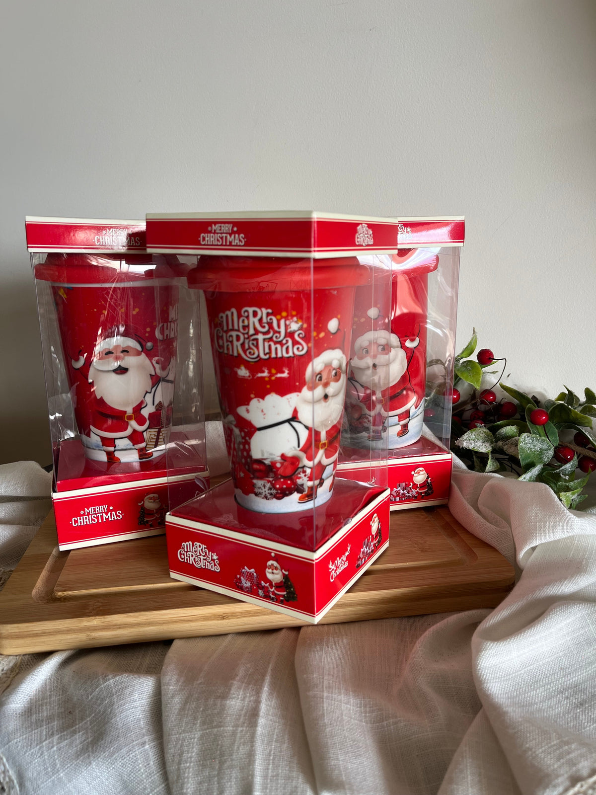 Christmas Ceramic Mug With Silicone Cover