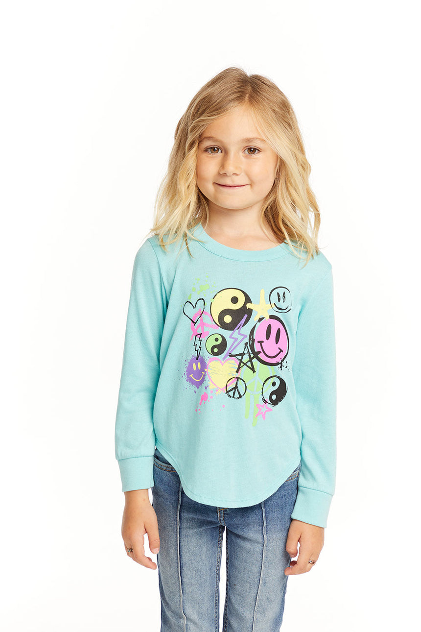 Smiles Long Sleeve Tee for Girls