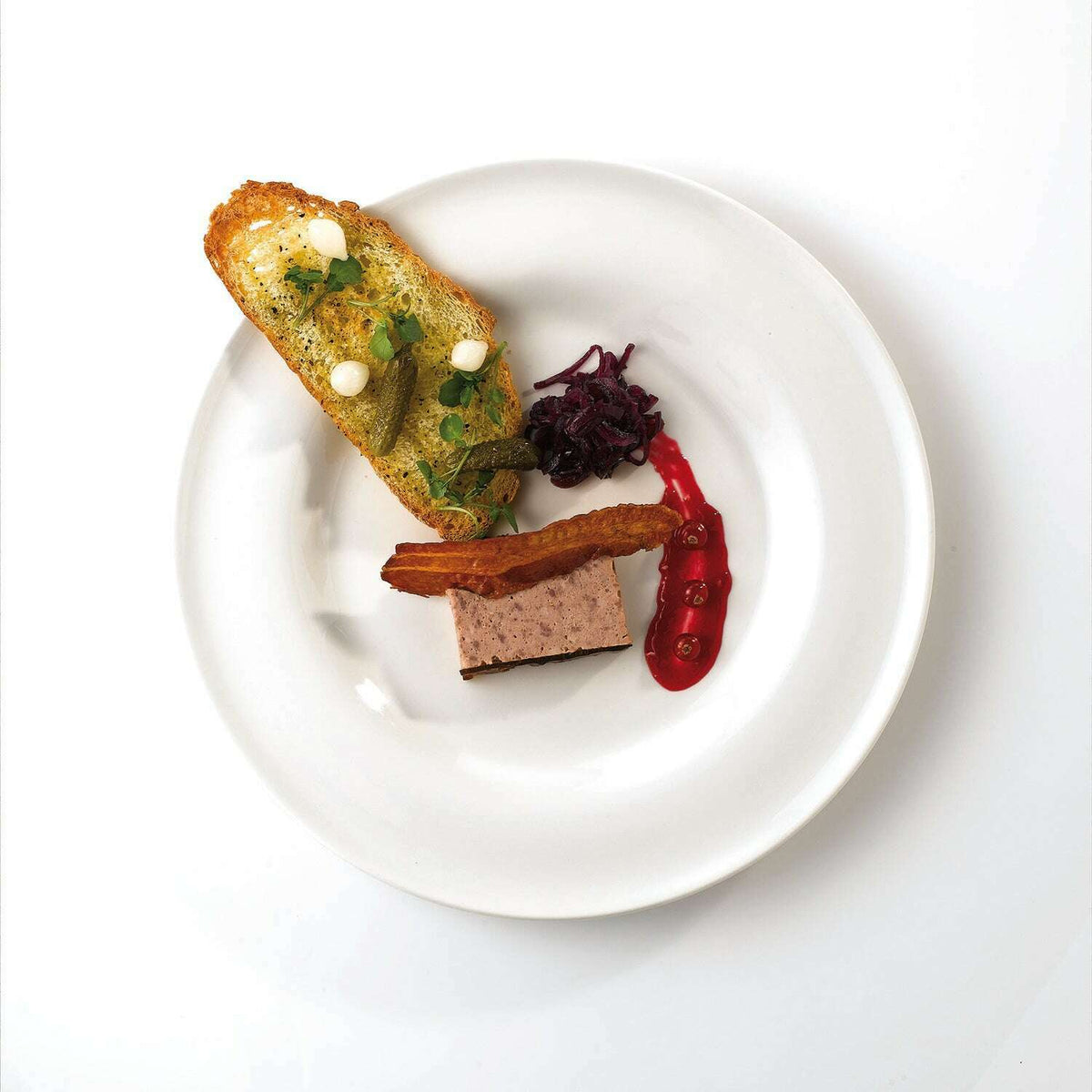 Contempo White Collection - Plate