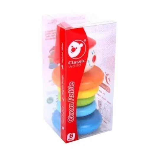 CLASSIC WORLD CLOWN RATTLE by Classic World