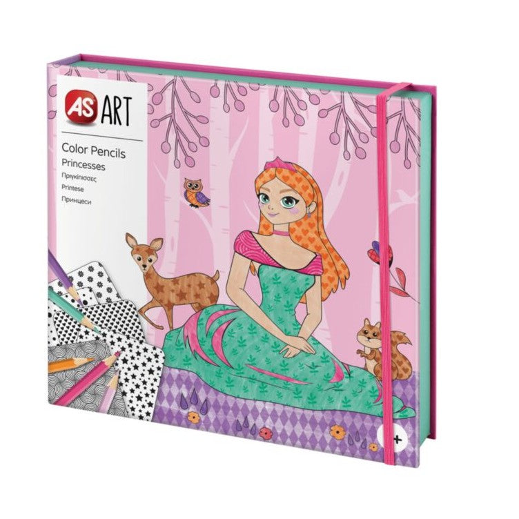 COLOR PENCILS PRINCESSES by AS Art