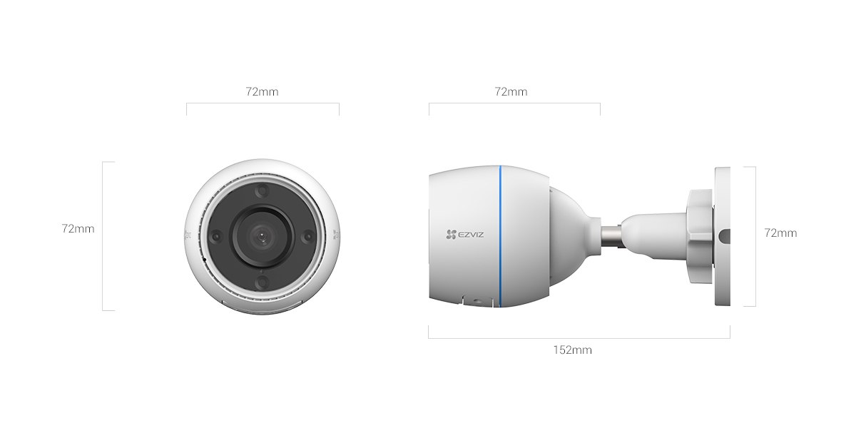 EZVIZ H3c Smart Wi-Fi Outdoor Camera Full HD