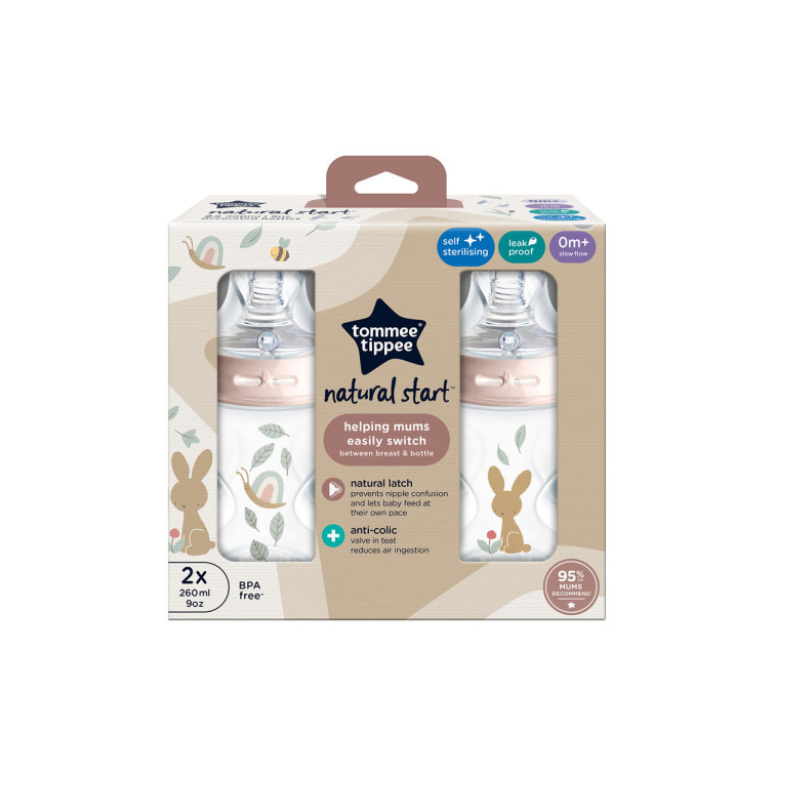 Tommee Tippee Natural Start Anti-Colic Bottle 260ml 2Pcs