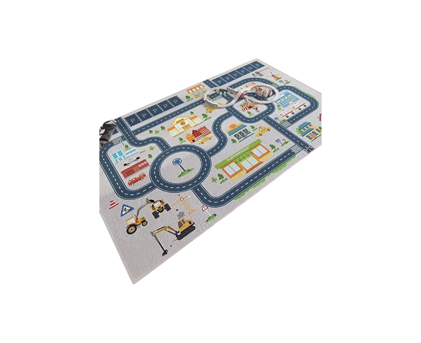Car Road Map Kids Play Mat