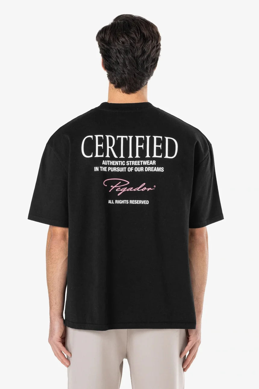 Carillo Oversized Tee Washed Black