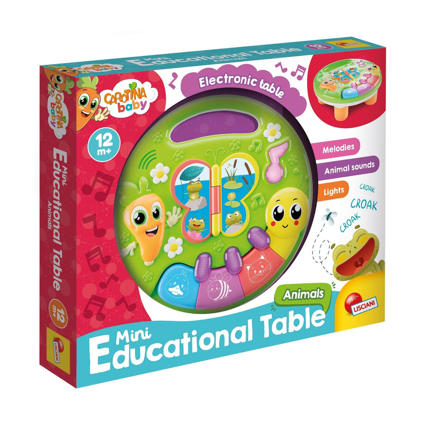 Carotina Mini Educational Table Animals by Lisciani