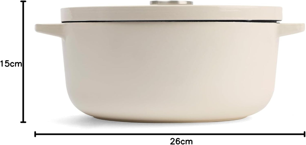 Almond Cream Cast Iron Casserole Cast Iron Almond Cream Cast Iron Casserole Almond Cream Cast Iron Casserole KitchenAid