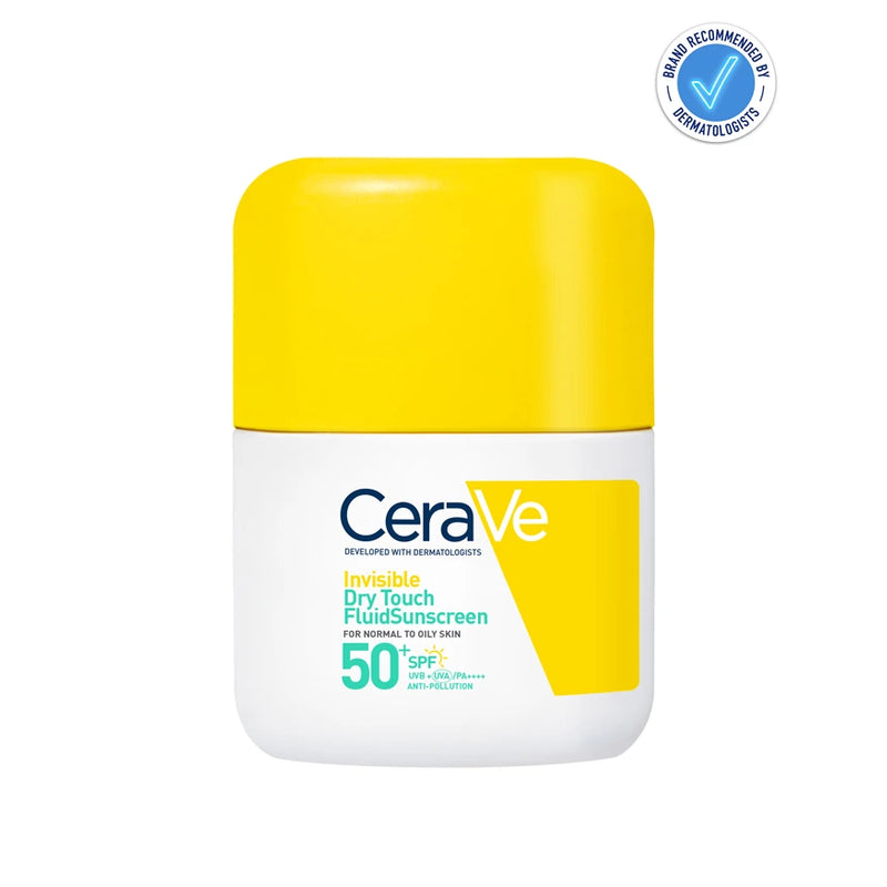 CeraVe Invisible Dry Touch Fluid Sunscreen 50ml