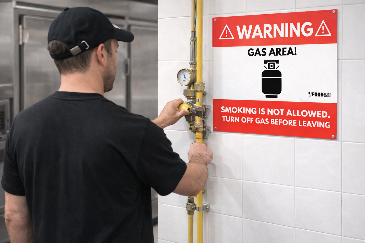 Gas Area Sign