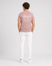 Okapi Striped Legacy T-Shirt Pink