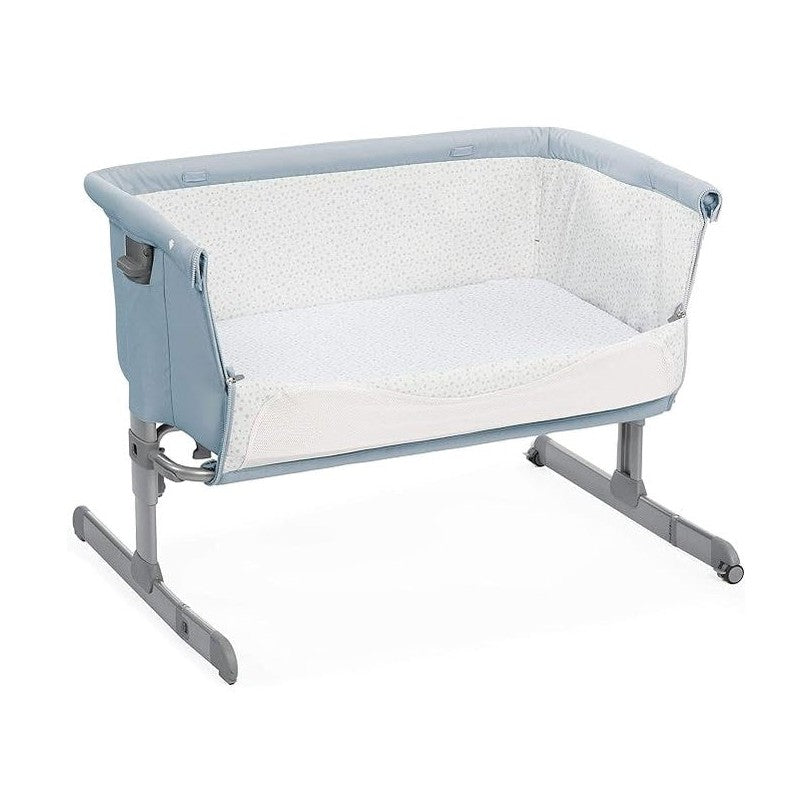 Chicco Next2me 6 Height Bed Anchor Bed Cot - Ocean Blue by Chicco