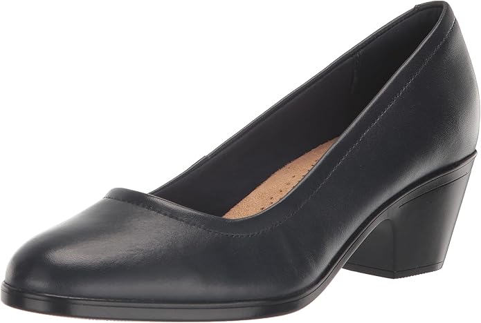 Clarks Emily 2 Ruby Navy Leather Shoe 40