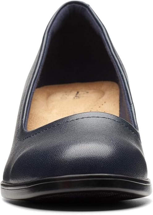 Clarks Emily 2 Ruby Navy Leather Shoe 40