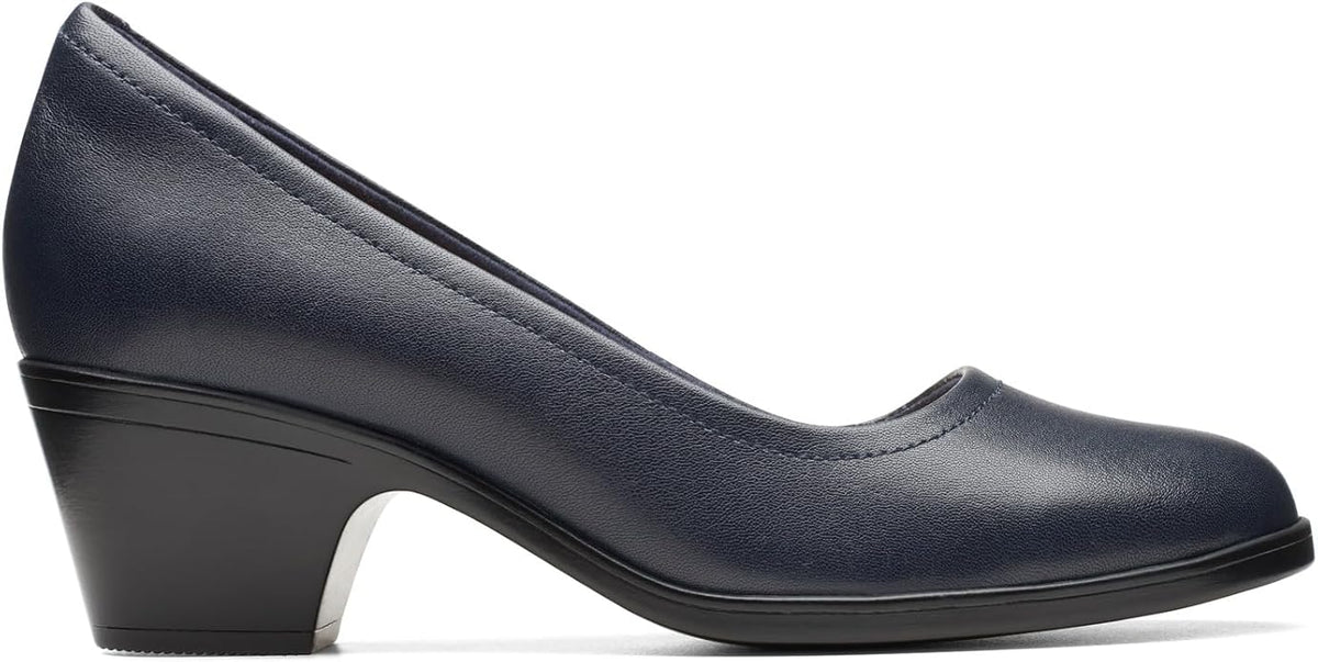 Clarks Emily 2 Ruby Navy Leather Shoe 40