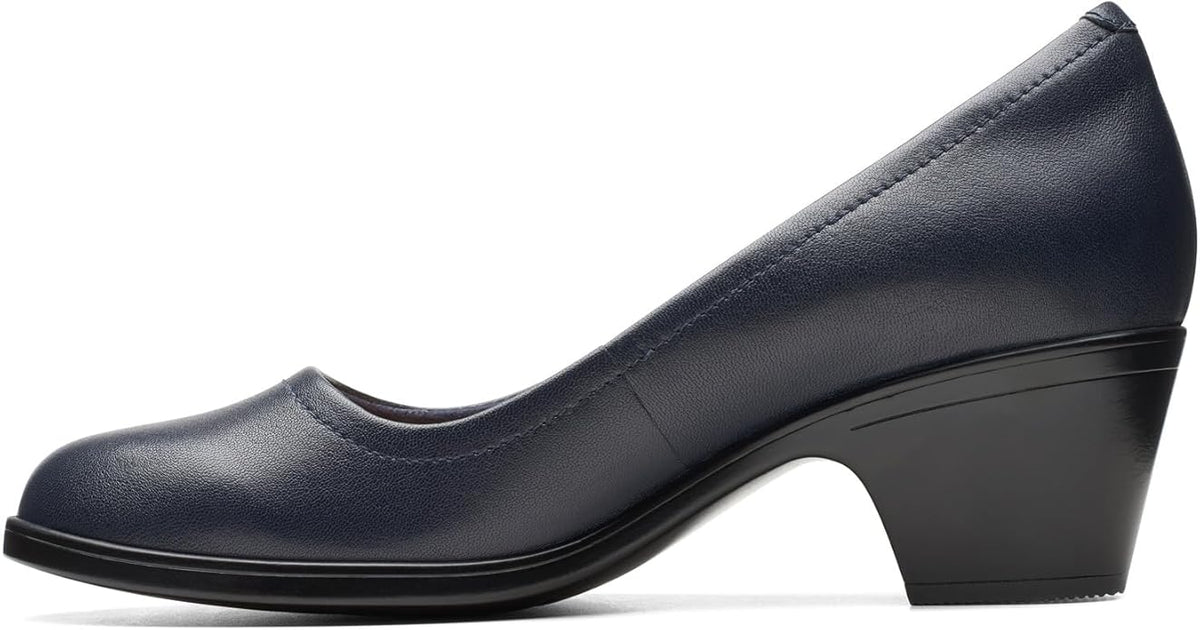 Clarks Emily 2 Ruby Navy Leather Shoe 40