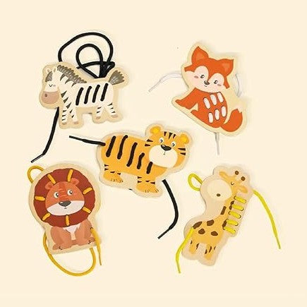 Classic World Run Run Africa Lacing Animals Toy by Classic World