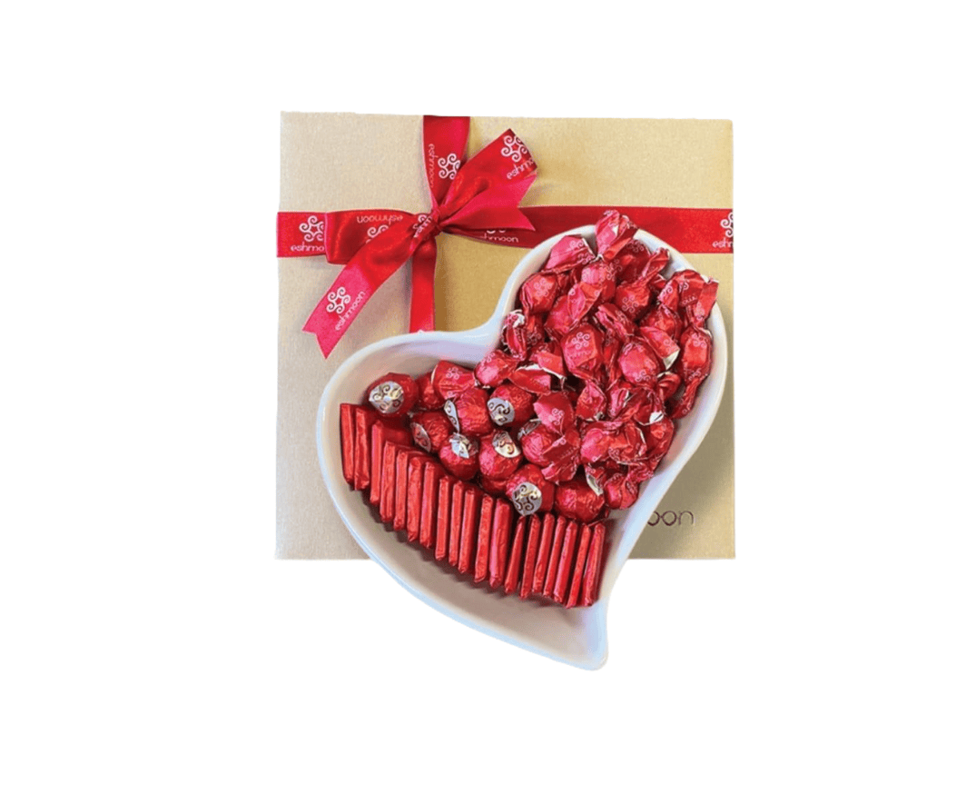 Eshmoon Clay Heart Chocolate Pot