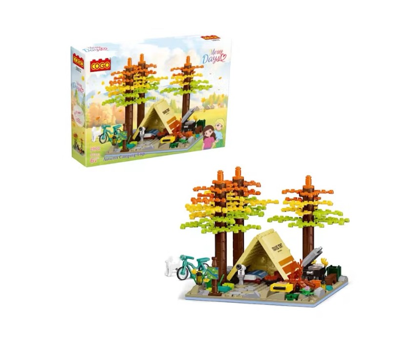 Autumn Camping Building Block Set - COGO