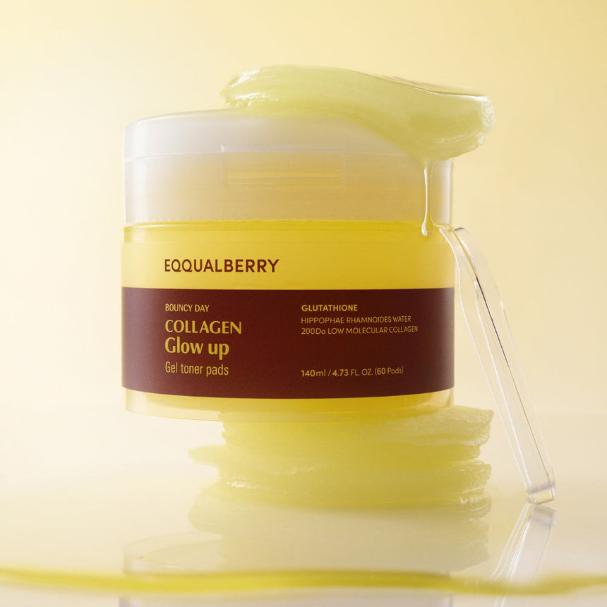 Collagen Glow Up Gel Toner Pads-EQQUALBERRY-HBYTALA