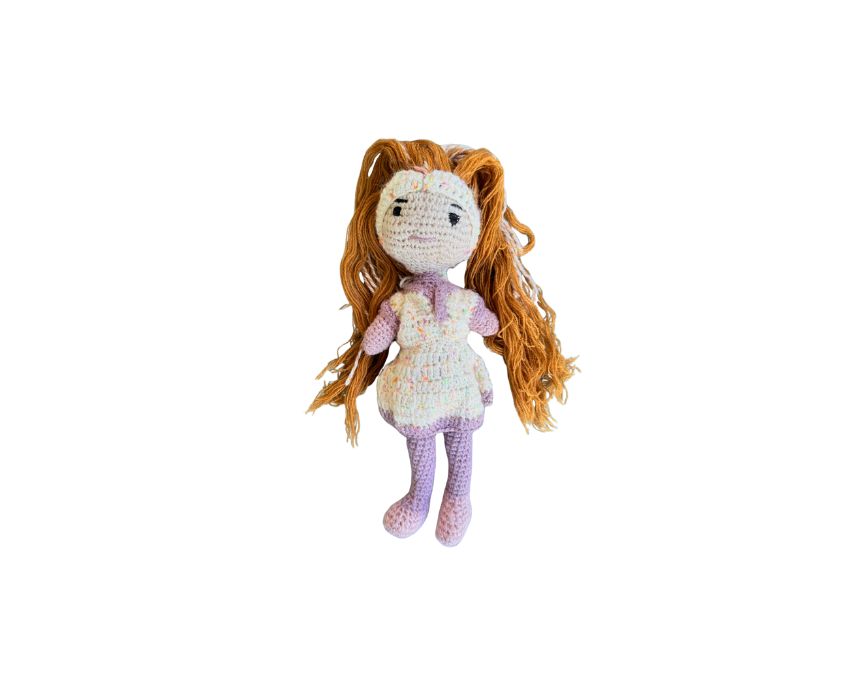 Confetti Meadow Crochet Doll