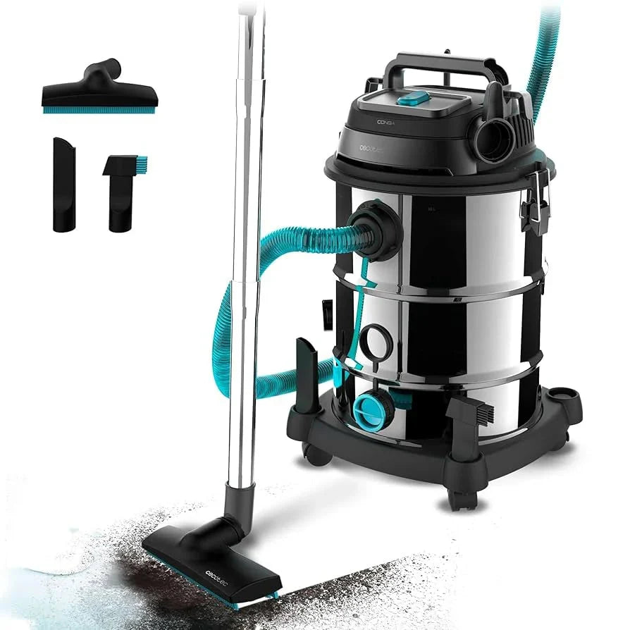 Conga Rockstar Wet & Dry Steel Pro 8115 Vacuum Cleaner Vacuum Cleaner Conga Rockstar Wet & Dry Steel Pro 8115 Vacuum Cleaner Conga Rockstar Wet & Dry Steel Pro 8115 Vacuum Cleaner Cecotec