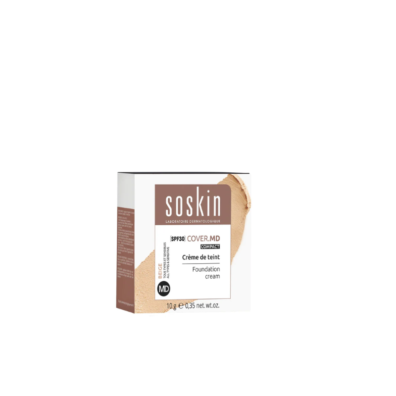 Cover Md Beige Foundation Cream 10 g Soskin
