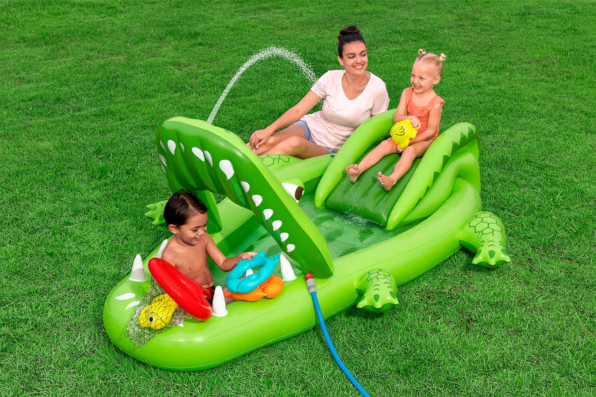 Crocodile Water Play Center 234 x 163 x 87 cm Kids Inflatables Crocodile Water Play Center 234 x 163 x 87 cm Crocodile Water Play Center 234 x 163 x 87 cm Bestway