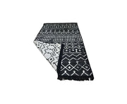 Double Face Rug in Black
