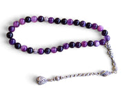 Purple Amethyst Gemstone Rosary