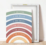 Affirmations Canvas Frame