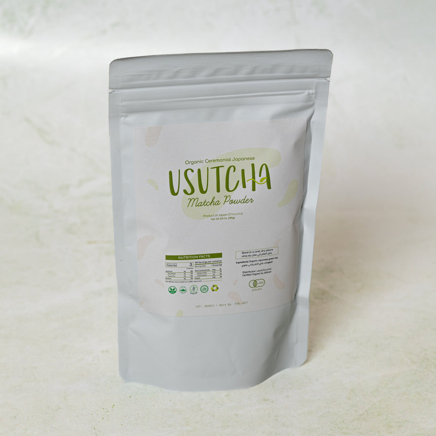 Usutcha Organic Ceremonial Japanese Matcha Powder 100g