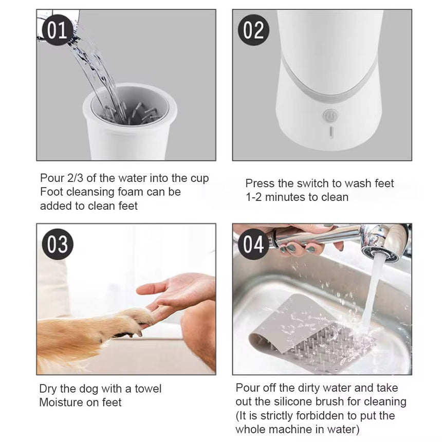 Automatic Dog Paw Cleaner