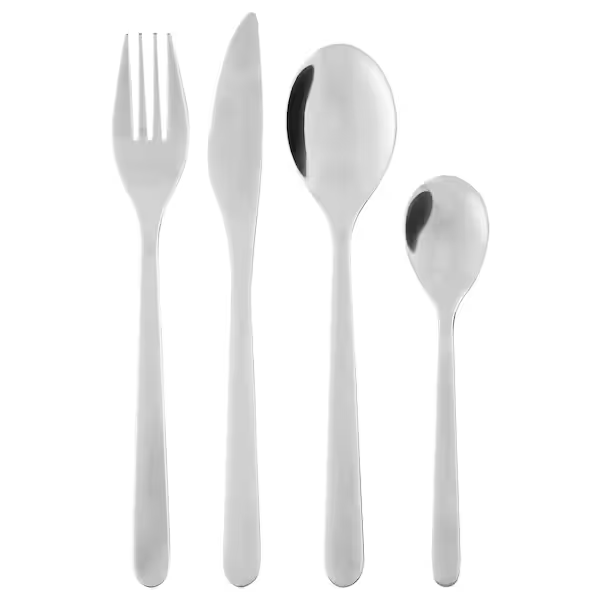 IKEA 24 Piece Stainless Steel Cutlery Set