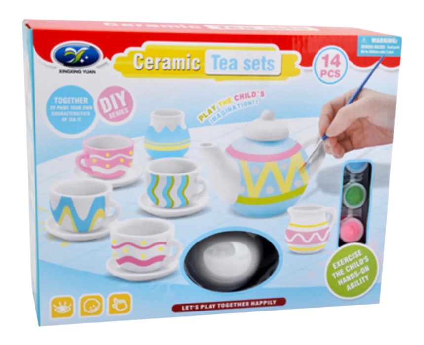 Kids Tea Set Painting Kit