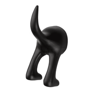 IKEA Hook Dog Miniature Rubber Black