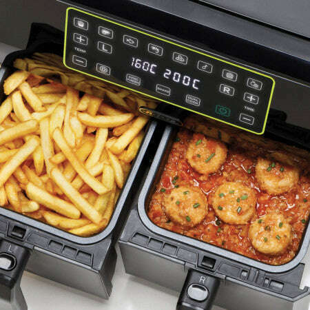 Double Basket Air Fryer 8L Air Fryer Double Basket Air Fryer 8L Double Basket Air Fryer 8L Ariete