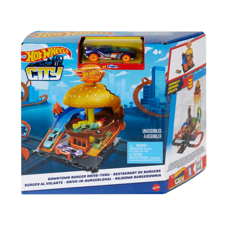 DOWNTOWN BURGER DRIVE-THRU by Mattel