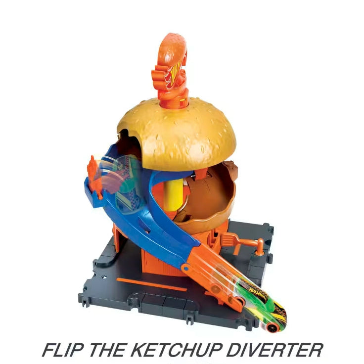 DOWNTOWN BURGER DRIVE-THRU by Mattel