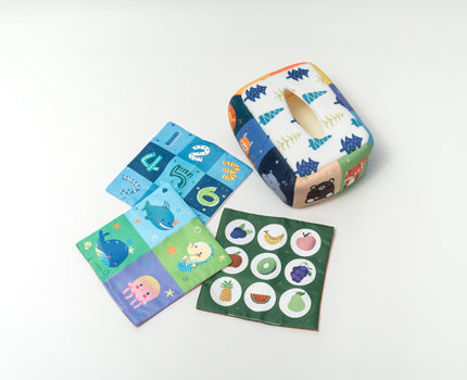 Montessori Fabric Baby Tissue Box